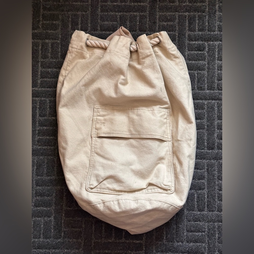 ASOS Oversized Duffel Bag / Backpack Rope Straps